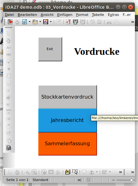 Vordruckwahl